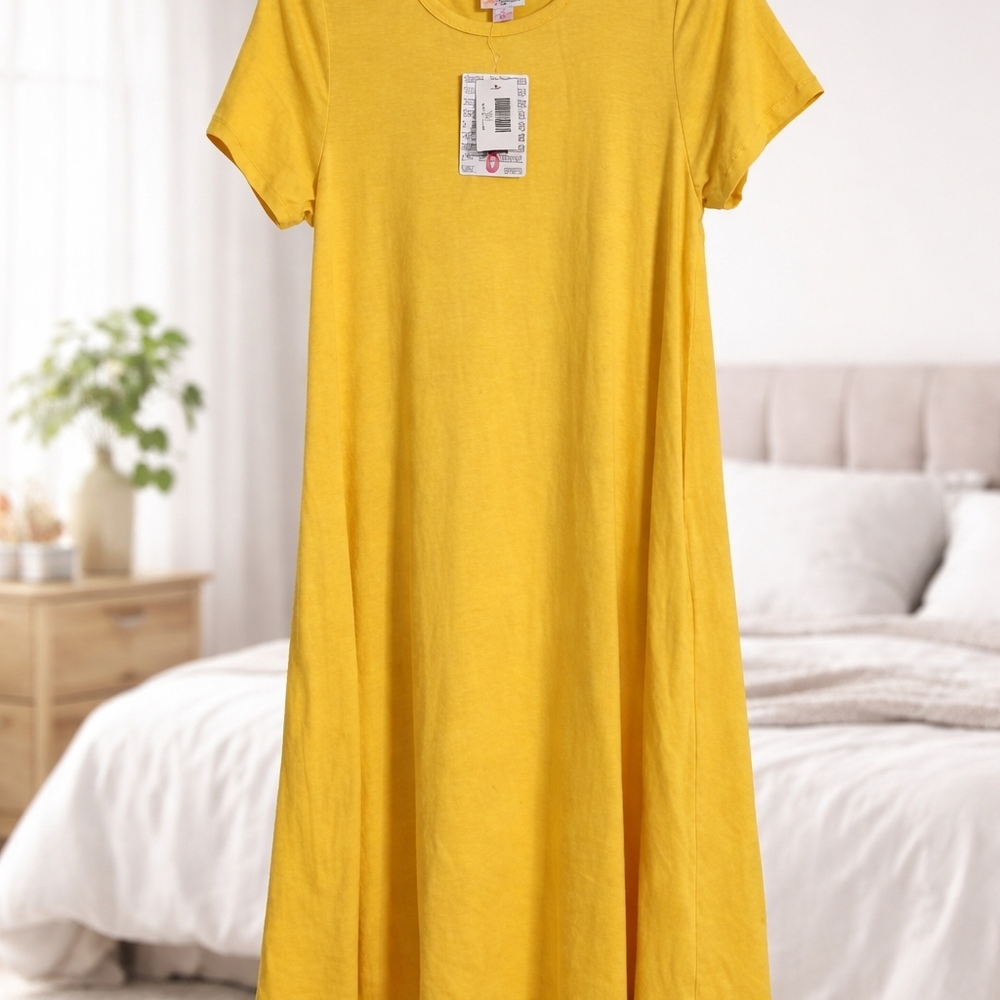 Yellow Women's Sleepwear Dress